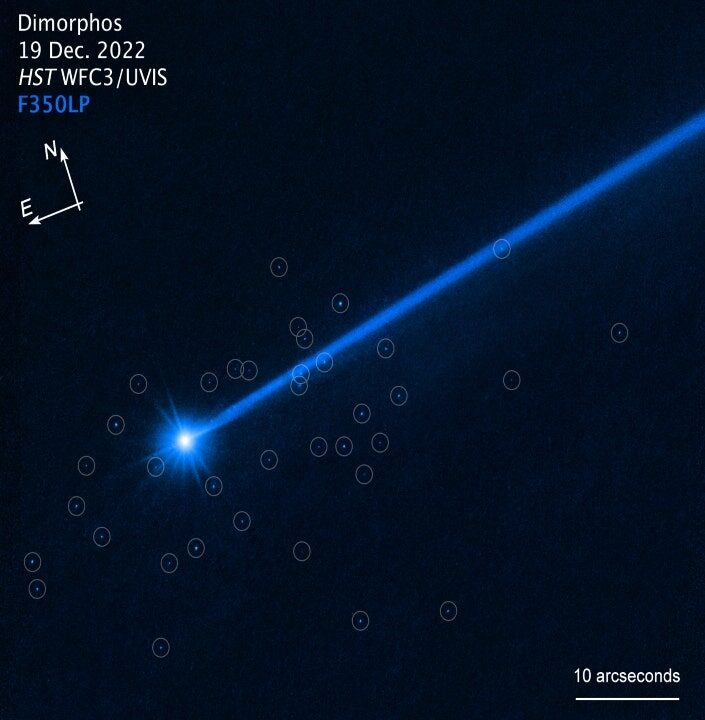 Dimorphos asteroid dart impact