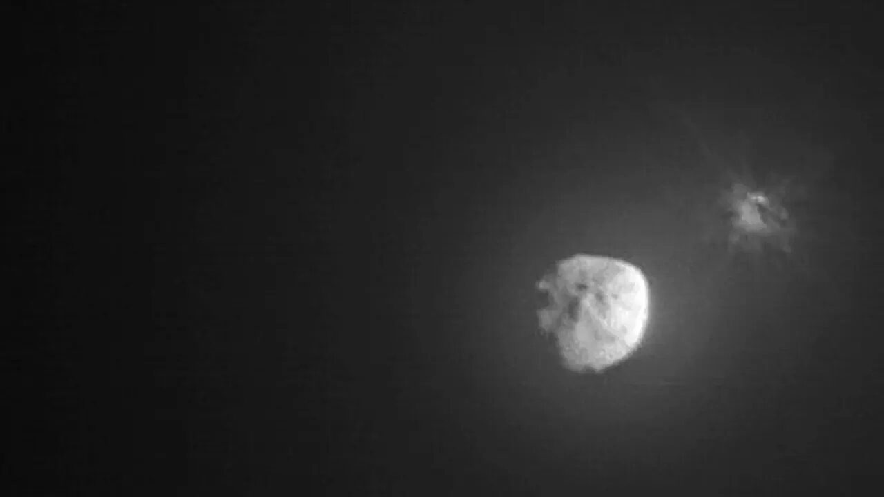 dimorphos debris dart impact asteroid