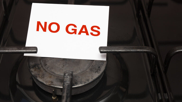 no gas