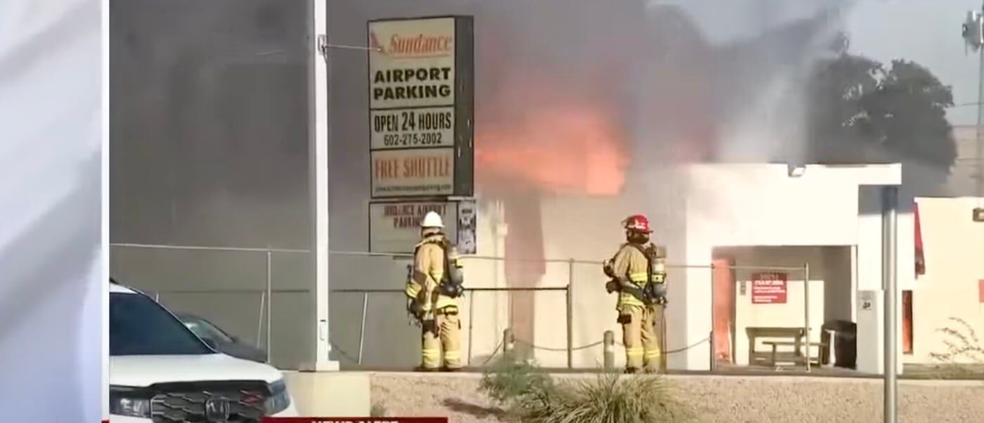 Click to enlarge propane business fire explosion