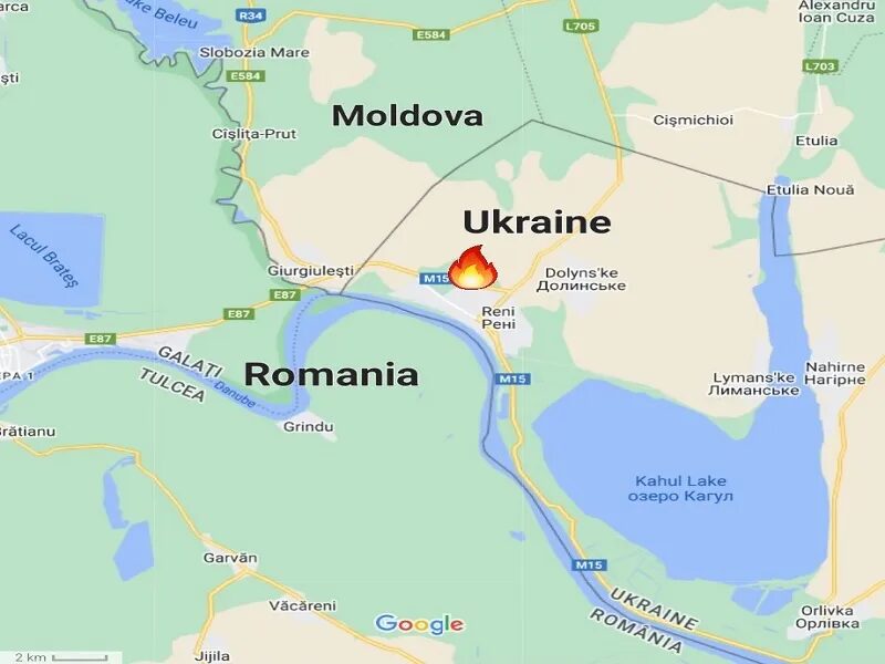 Click to enlarge Moldovan-Romanian-Ukrainian tri-border