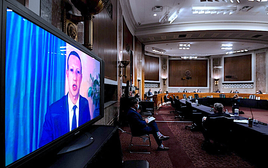 Zuck on screen