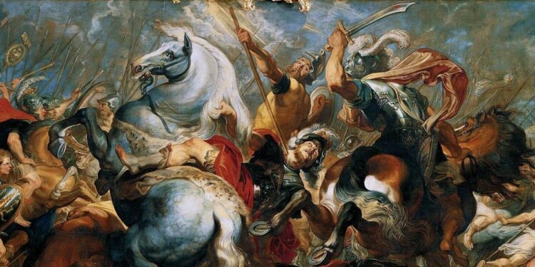 The Death Of Decius Mus In A Battle Against The Latins, Peter Paul Rubens