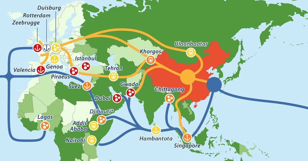 Click to enlarge China’s Belt and Road Initiative: The Global Economic Integration of Sovereign States