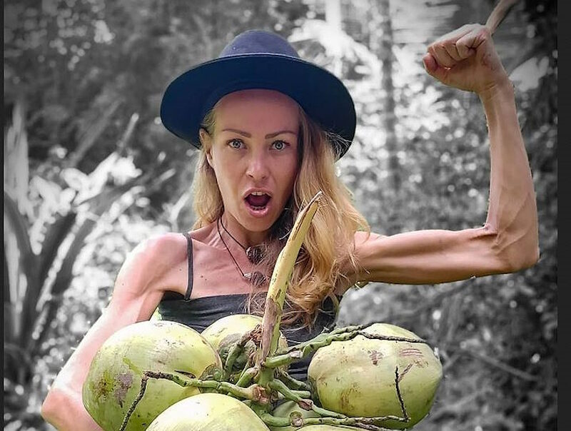 Click to enlarge Vegan influencer Zhanna Samsonova