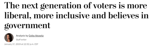 Click to enlarge voters left headline