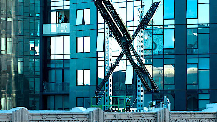Click to enlarge X sign