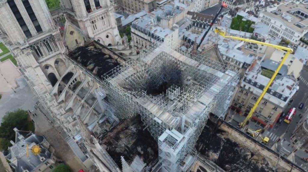 Click to enlarge Notre Dame fire