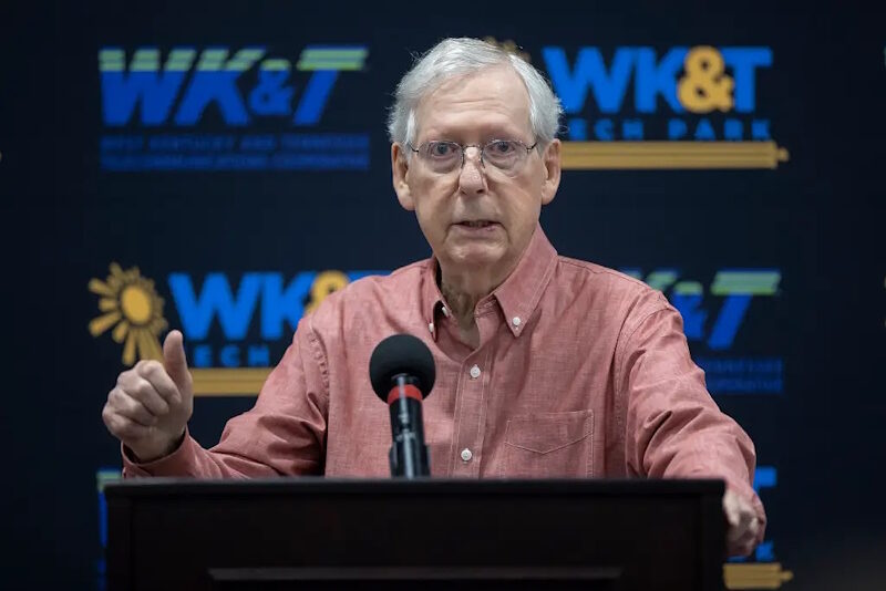 Click to enlarge mcconnell speech chants retire
