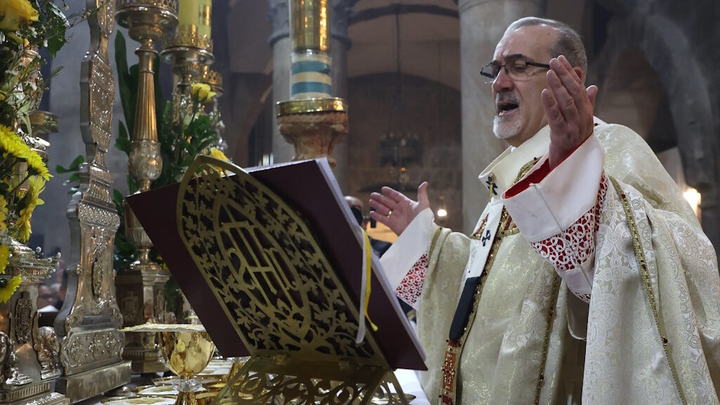 Click to enlarge Latin Patriarch of Jerusalem Pierbattista Pizzaballa