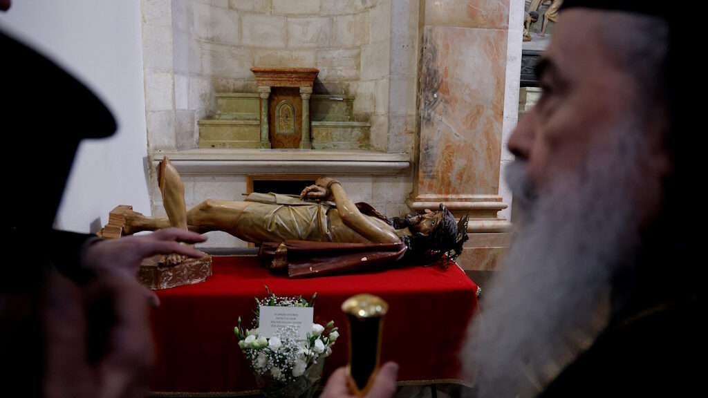 Click to enlarge church vandalism jerusalem