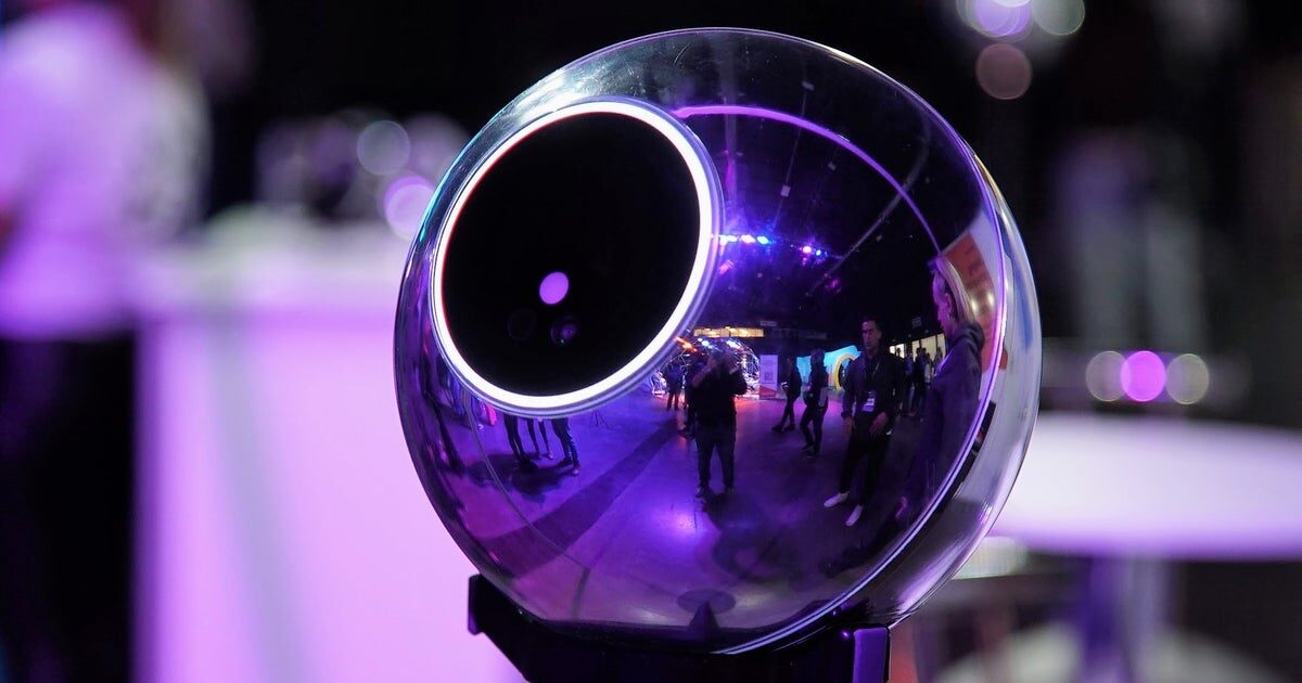 Click to enlarge Worldcoin metal orb