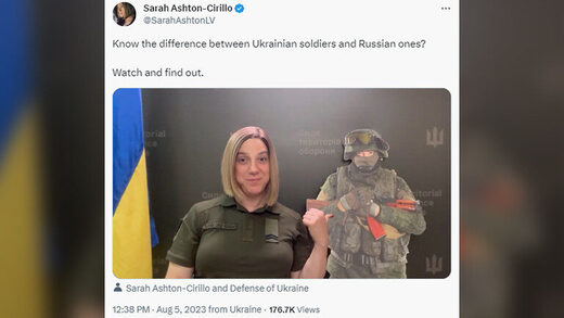 Ukraine transgender spokesperson