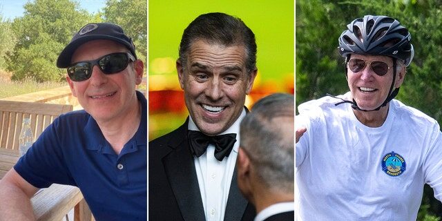 Click to enlarge Schwerin, Hunter and Joe From left to right, Eric Schwerin, Hunter Biden and President Biden. (Fox News)
