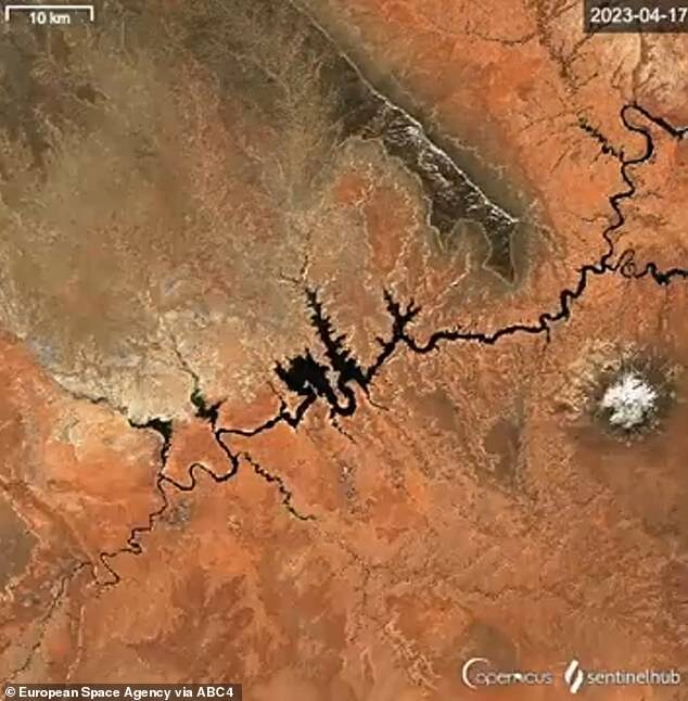 Click to enlarge The rise in the water levels at Lake Powell can be attributed to the historic 2022/23 winter season