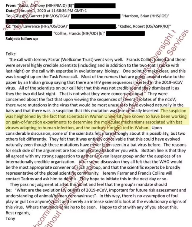Click to enlarge fauci email