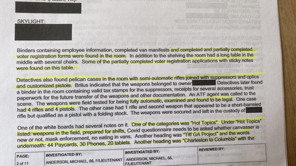 Click to enlarge michigan election fraud report