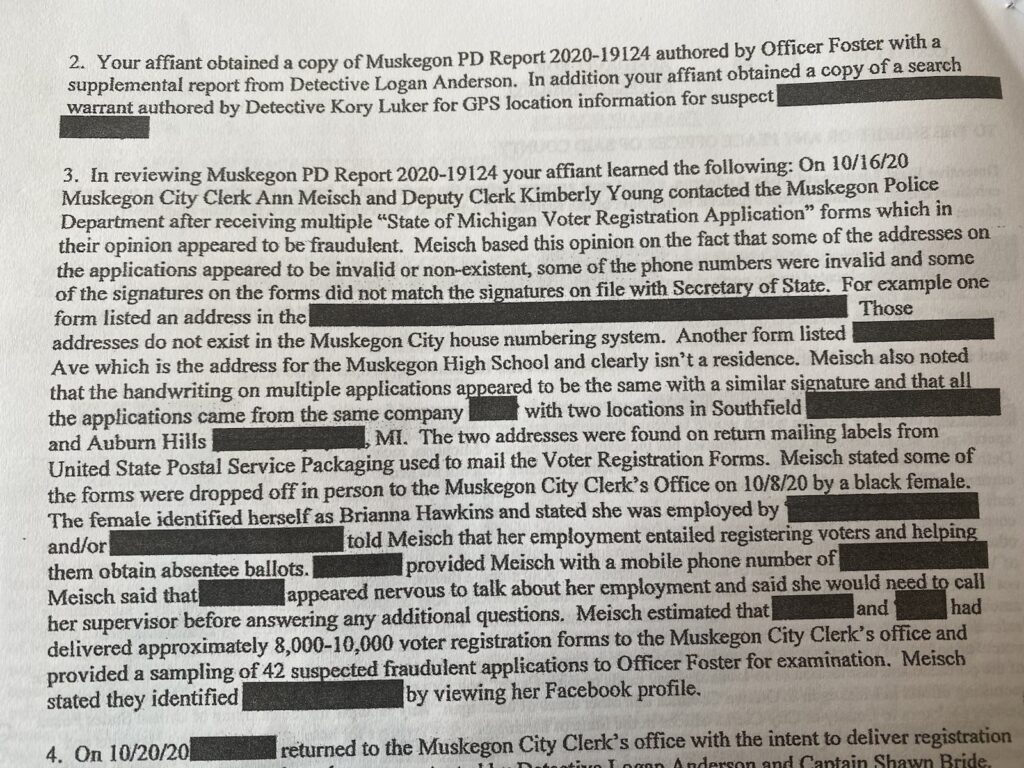 Click to enlarge michigan election fraud report