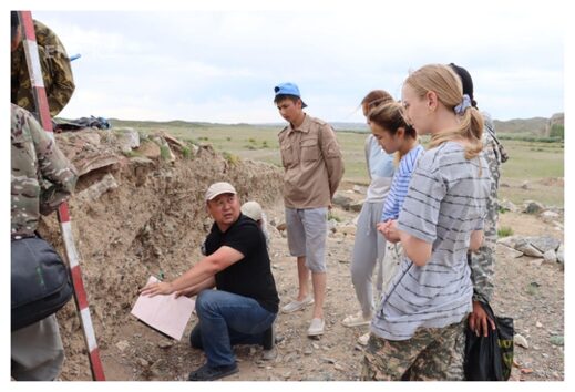 Click to enlarge Archaeologists