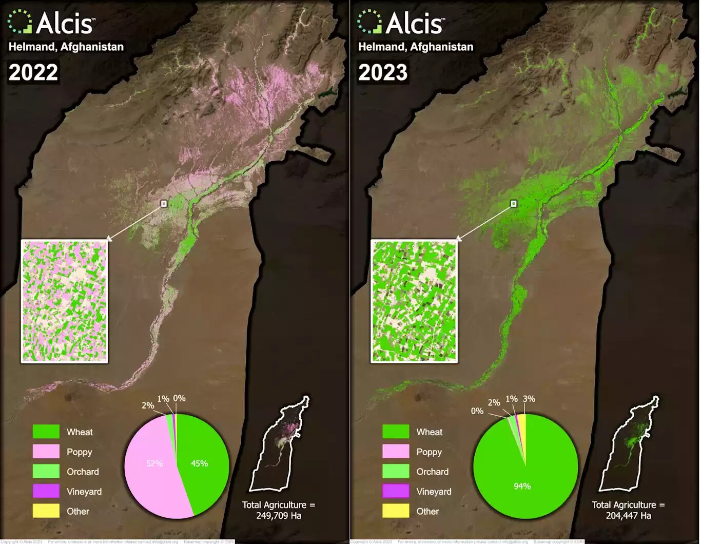 Click to enlarge Afghan farmers