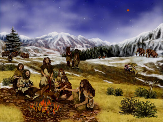 Click to enlarge hunter gatherer