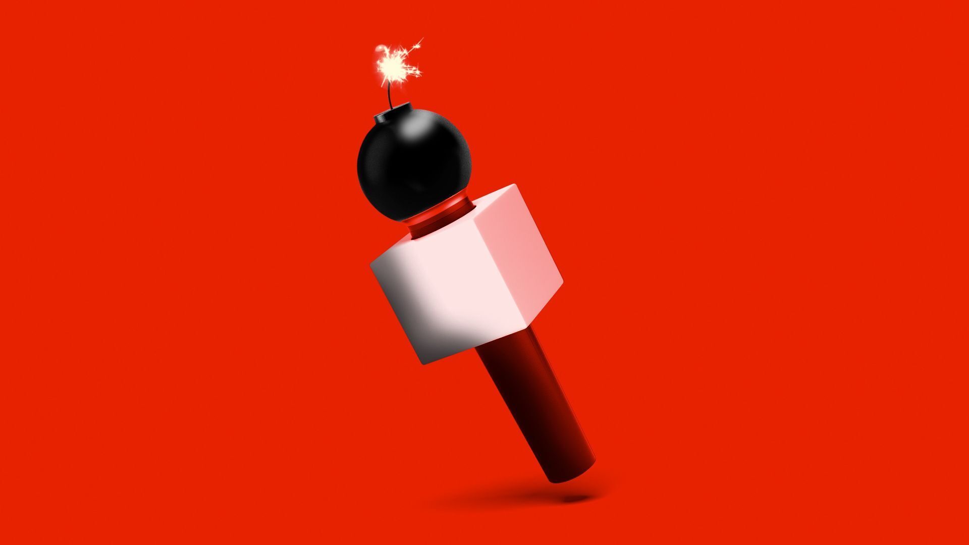 freedom of speech graphic microphone bomb