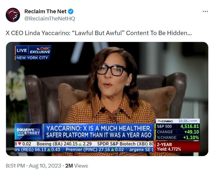 Click to enlarge Reclaim The Net Twitter Post
