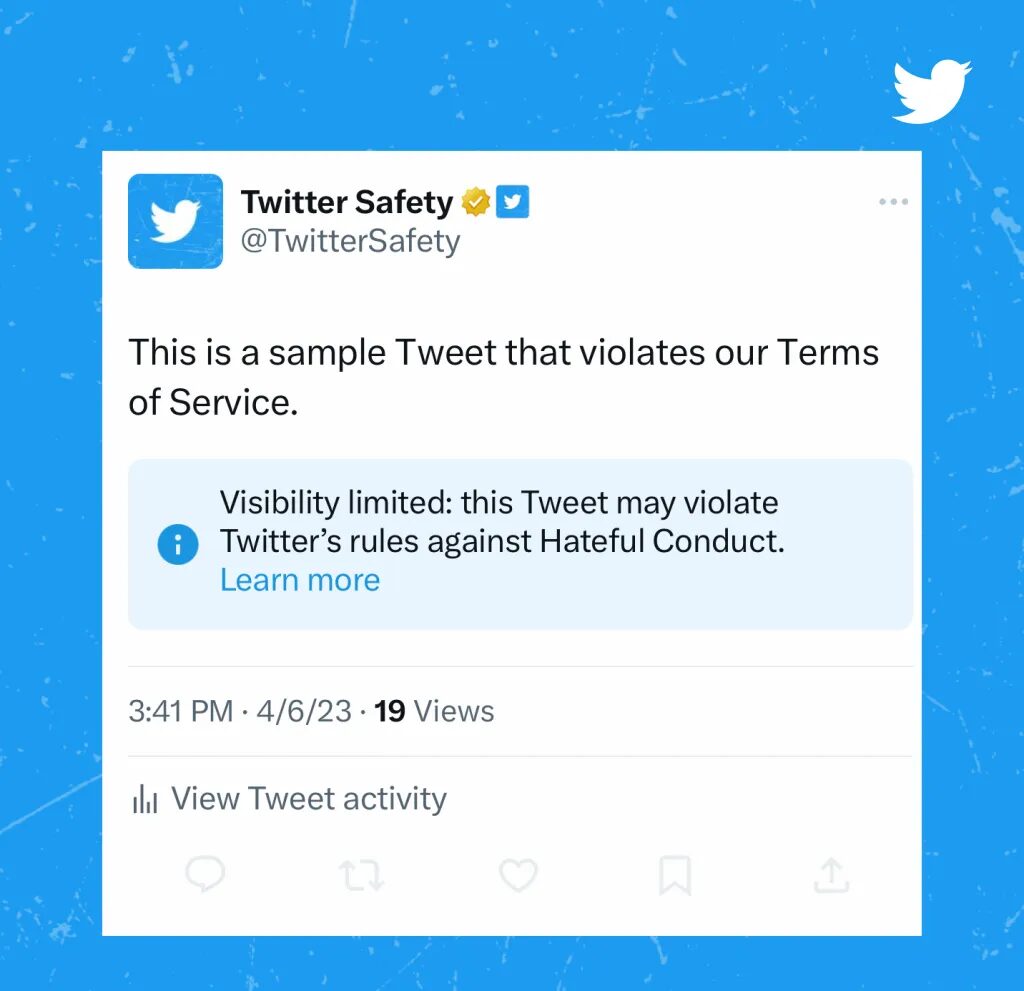 Click to enlarge Twitter Safety