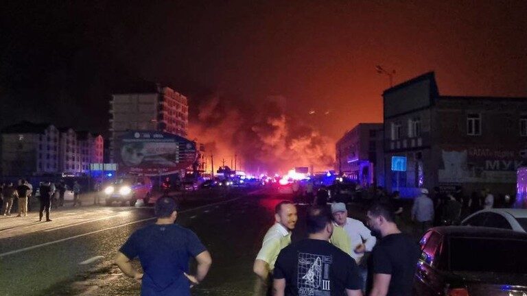 explosion in Makhachkala