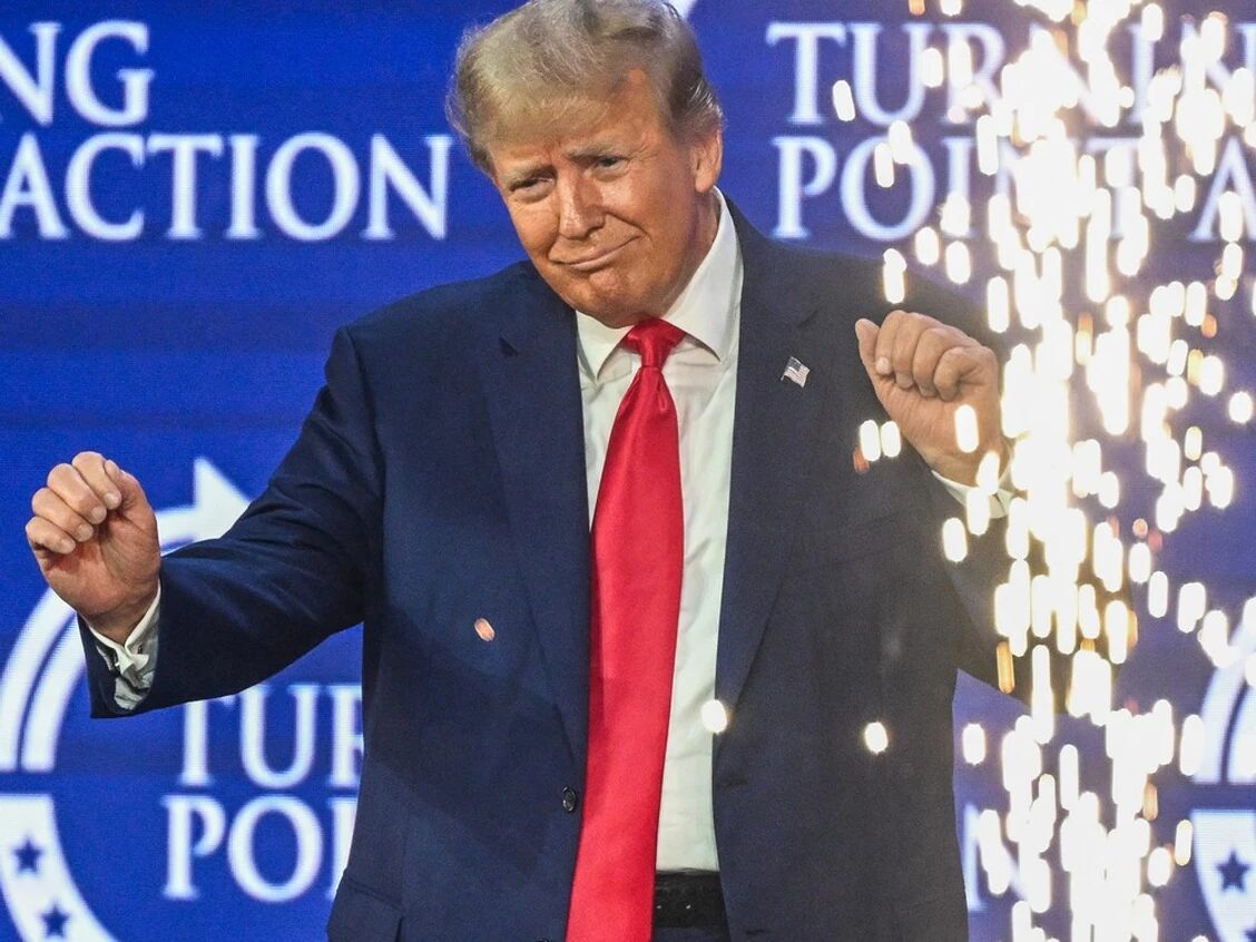 Click to enlarge trump dance turning point USA