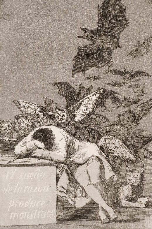 goya etching sleep of reason