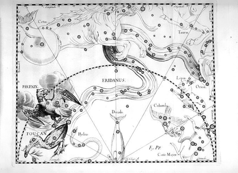 comet map observations 17th century