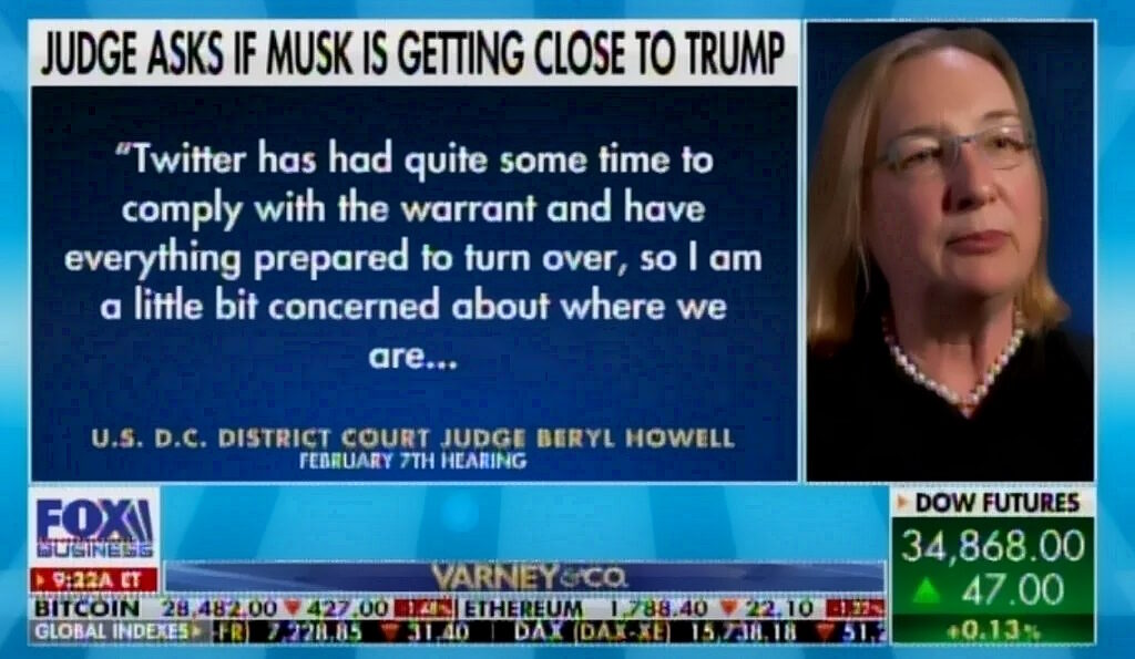 Click to enlarge judge beryl howell twitter ruling trump dms