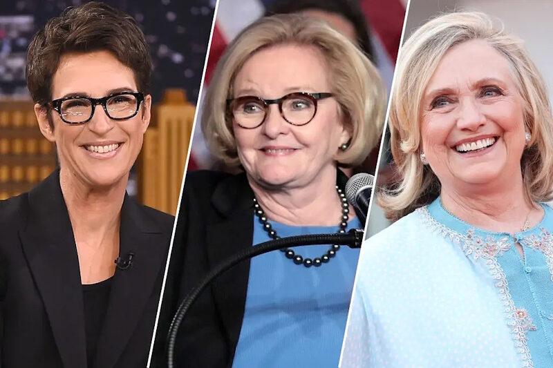 Click to enlarge political harpies maddow mccaskill clinton trump indictments