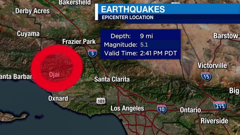 Click to enlarge earthquake california