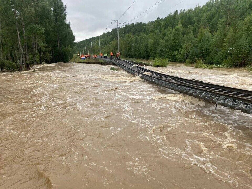 BAM was washed away due to a dam break