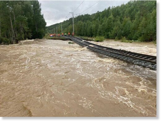 BAM was washed away due to a dam break