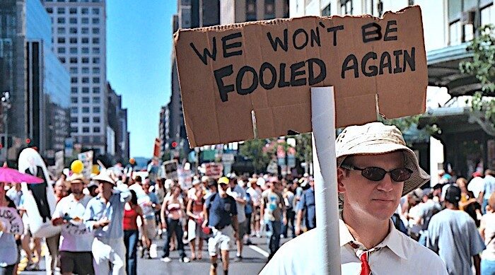 protester