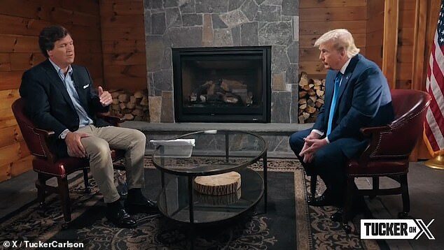 Click to enlarge tucker carlson trump interview
