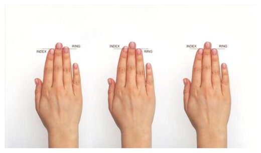 Click to enlarge Finger Length