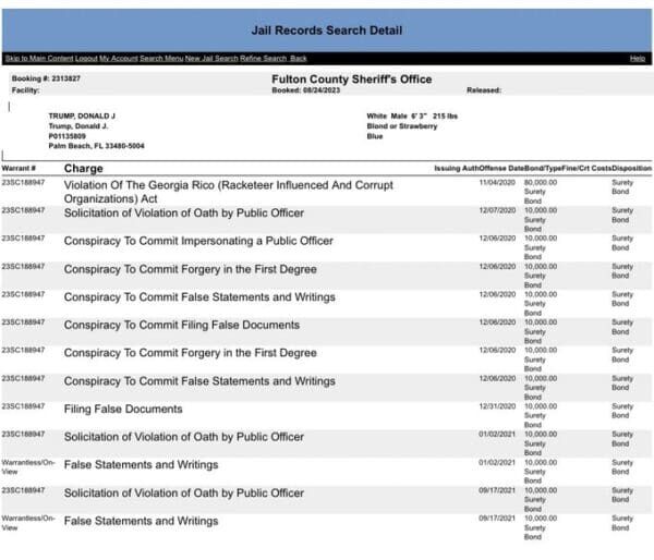 Click to enlarge Trump charges georgis fulton county