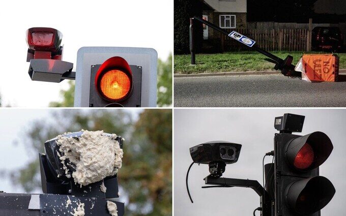 Damaged inflicted on Ulez enforcement cameras across London
