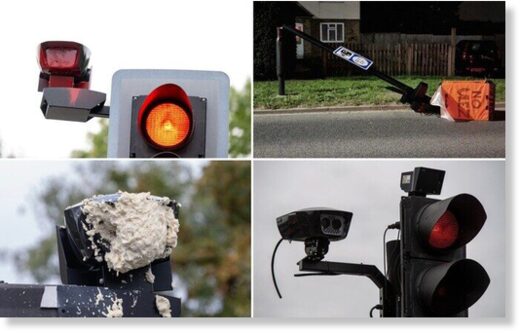 Damaged inflicted on Ulez enforcement cameras across London