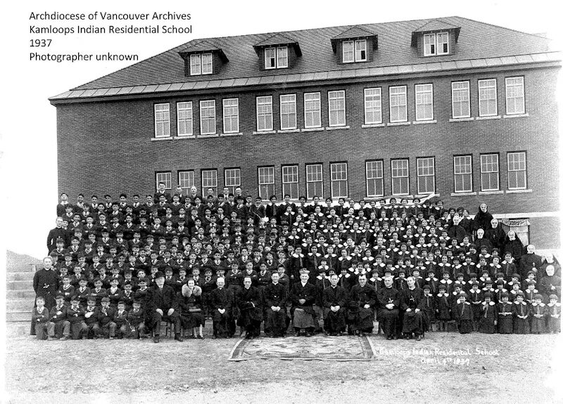 Click to enlarge native children residential school canada 1937