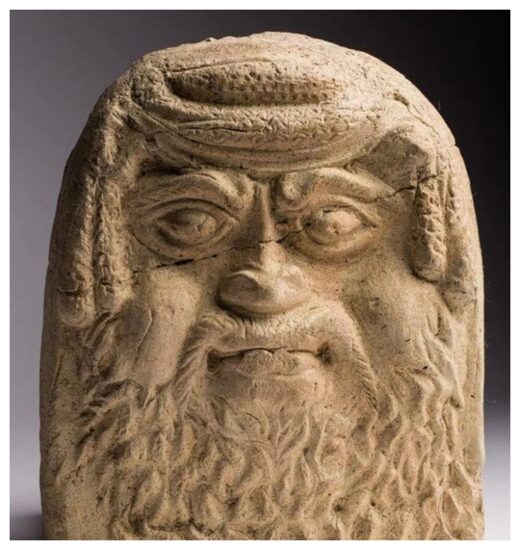 ‘antefix’  roof tile