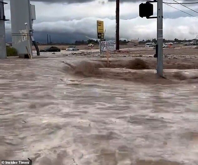 The National Weather Service warned the public not to try to cross flooded roads as residents and visitors attempt to grapple with the fallout