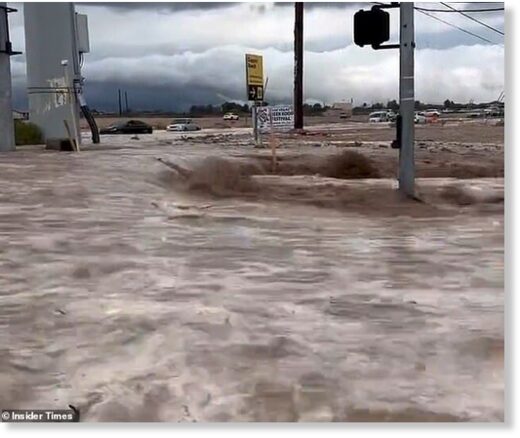 Click to enlarge The National Weather Service warned the public not to try to cross flooded roads as residents and visitors attempt to grapple with the fallout