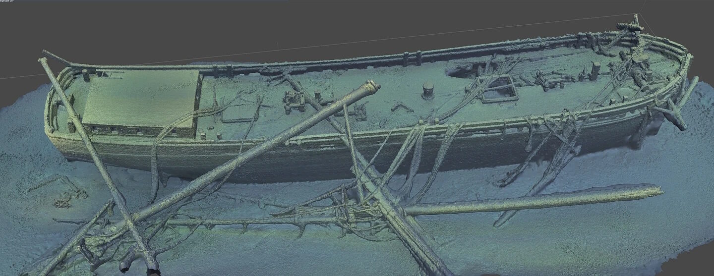 shipwreck schooner trinidad wisconsin