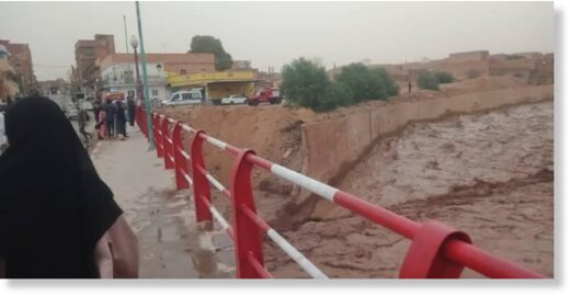 Floods in north west Algeria, 03 September 2023