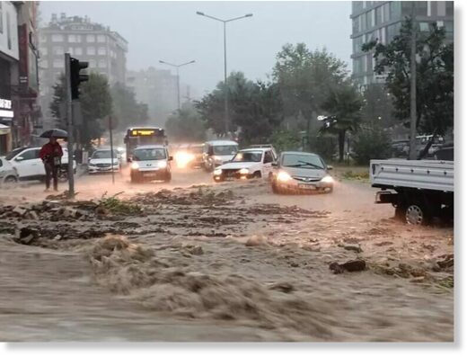 Click to enlarge Torrential rain and severe flooding have wreaked havoc in the Black Sea region, prompting urgent responses from local authorities.